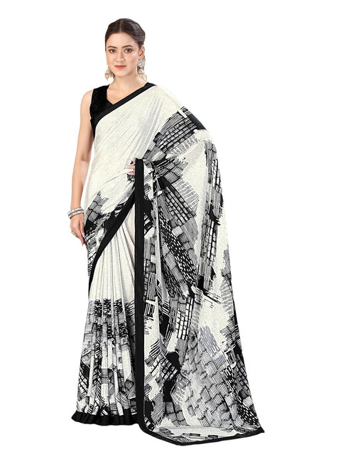 Vasthrlay Womens Printed Unstitched Mauve Saree