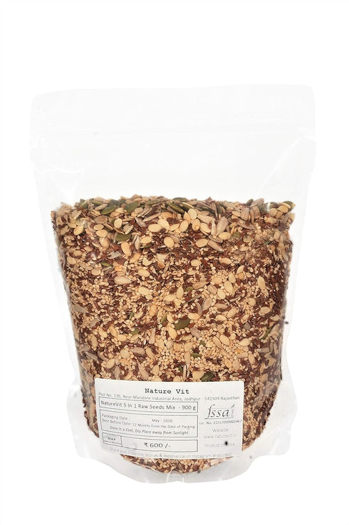 NatureVit 5-in-1 Raw Mix Seeds Healthy Vegan Superfood Snack