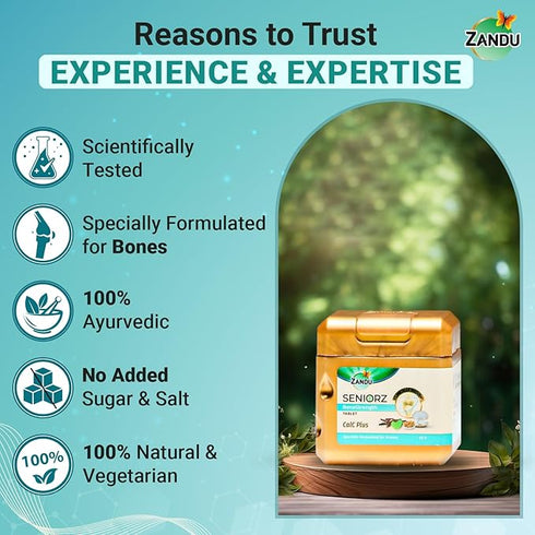 Zandu Seniorz Bone Strength CalC Plus Tablets