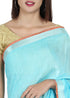 Vasthrlay Handloom Summer Contrast Vibrant Green