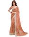 Vasthrlay Unstitched Readymade Traditional Pink Saree