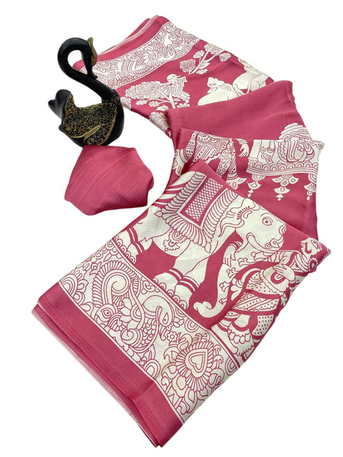 Vasthrlay Modal Kalamkari Designer Beautiful Blouse