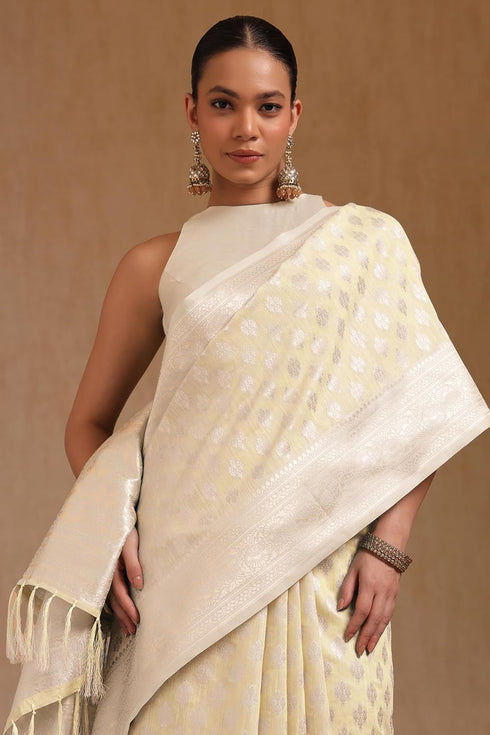 Vasthrlay Peach Tussar Woven