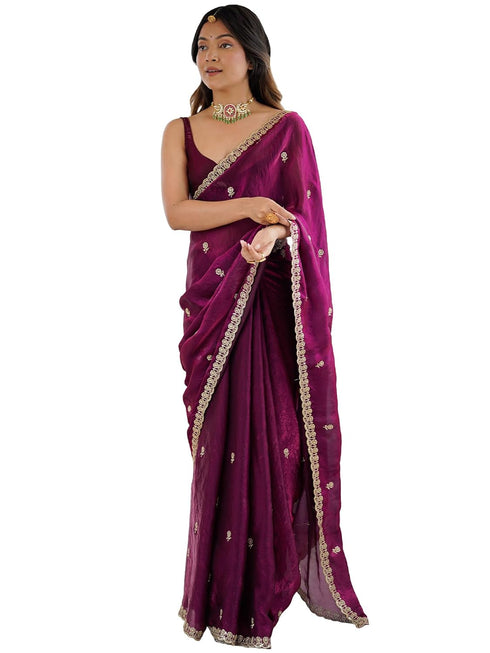 Vasthrlay Shimmer Embroidered Unstitched Kr Ethnic Wear