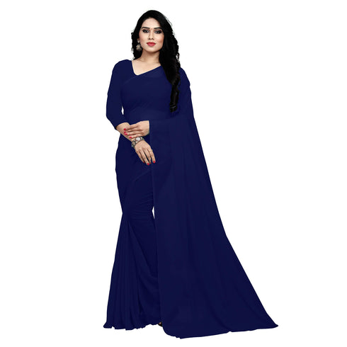 Vasthrlay Georgette Unstitched Saree