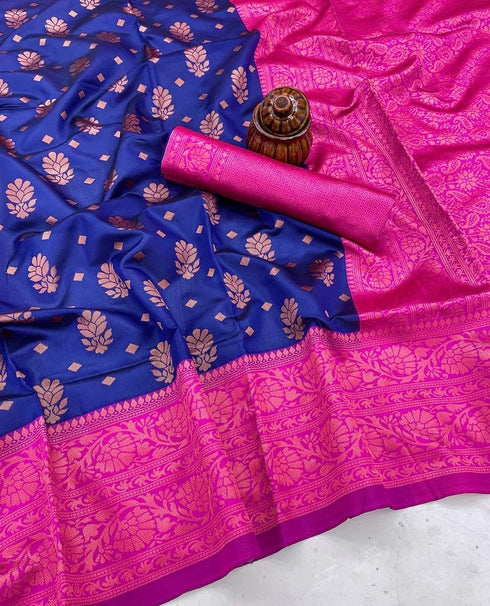 Vasthrlay Maroon Kanjivaram Saree