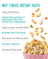 Timios No-Maida Multigrain White Cheesy Instant Macaroni Pasta