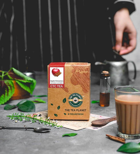 The Tea Planet Apple Cinnamon Black Flavored CTC Tea