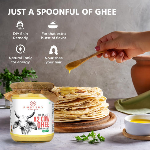 First Bud Organic A2 Gir Cow ghee | Traditional Bilona Method