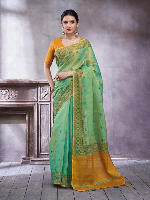Vasthrlay Printed Unstitched Hs Ethnic Wear