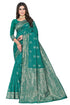 VasthrlayWomen's Green Kanchipuram Saree
