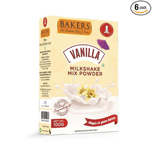 BAKERS Milk Shake Mix Powder - Vanilla Flavor