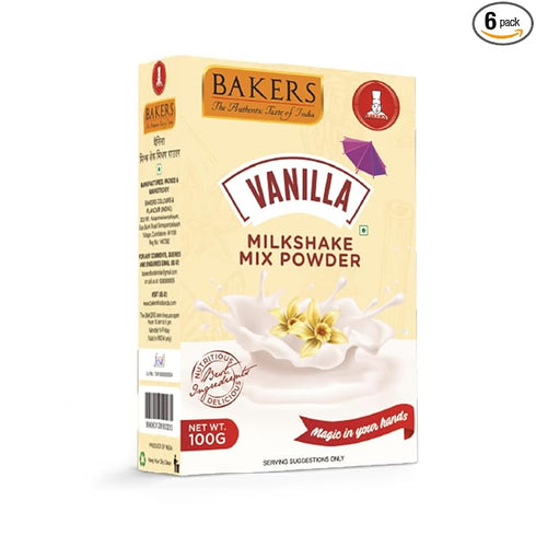 BAKERS Milk Shake Mix Powder - Vanilla Flavor