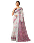 Vasthrlay Womens Cotton Printed Pink Saree