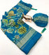 Vasthrlay Georgette Beautiful Aquablue