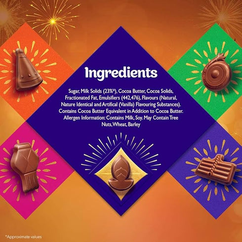 Cadbury Celebrations Crackers Diwali Chocolate Gift Pack 115g