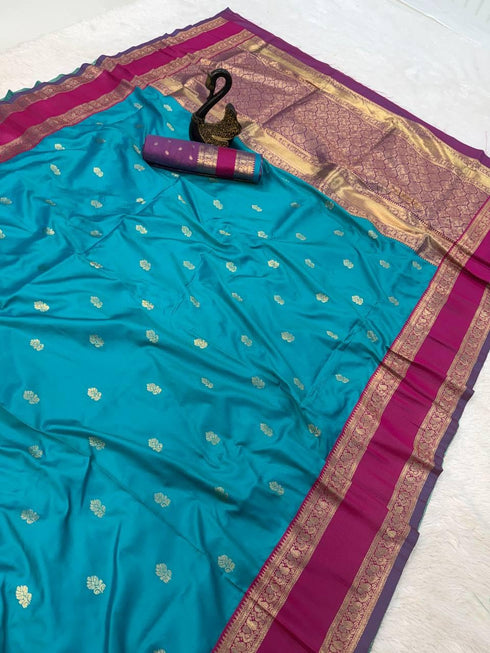 Vasthrlay Banarasi Soft Saree