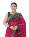 Vasthrlay Georgette Bandhani Unstitched Purple Saree