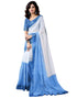 Vasthrlay Womens Printed Unstitched Dark Green Saree