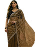 Vasthrlay Sequins Embroidery Turquoise Saree