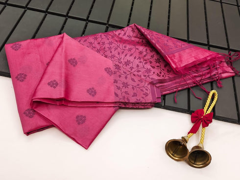 Vasthrlay Tussar Saree Floral