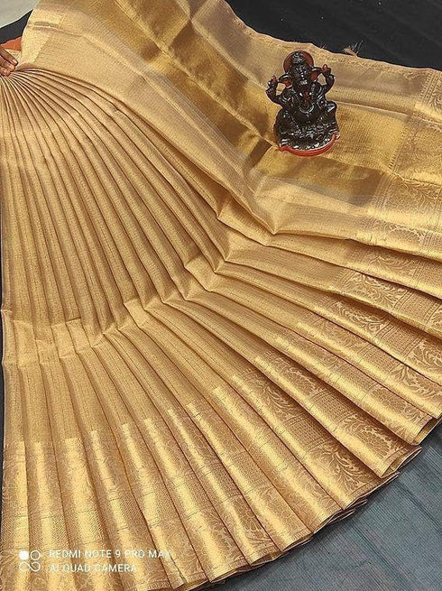 Vasthrlay Kanjivaram Unstitched Saree