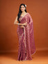 Vasthrlay Orange Unstitched Saree