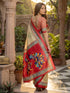 Vasthrlay Banglori Printed Dusty Saree