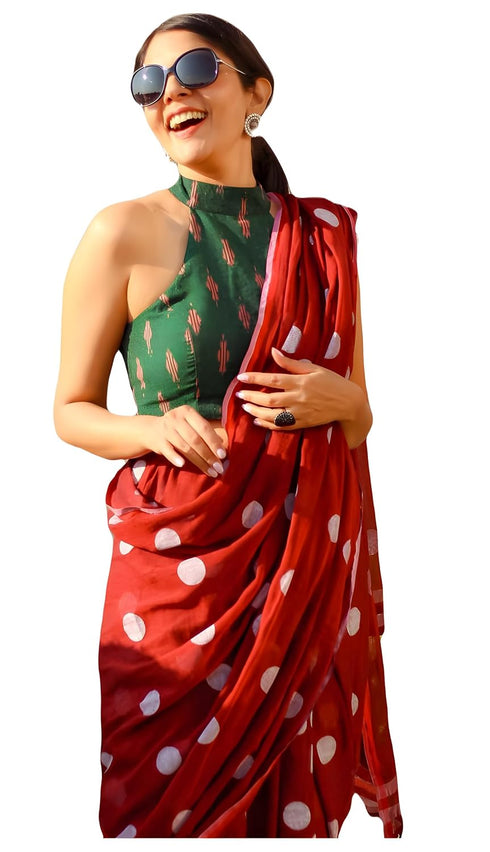 Vasthrlay Printed Unstitched Gold Free Ethnic Wear