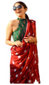 Vasthrlay Printed Unstitched Saree