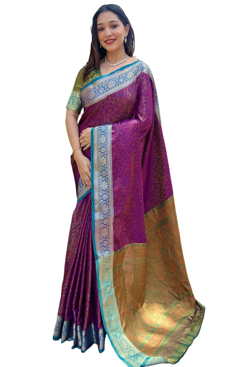 Vasthrlay Kanjivaram Handloom Blouse Ethnic Wear