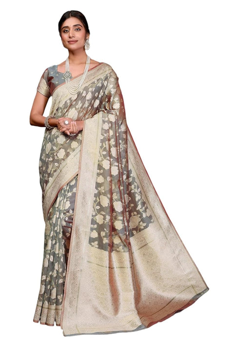 Vasthrlay Kanjivaram Banarasi Wedding Sari Az Ys Yasmin Saree