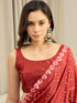 Vasthrlay Bandhani Printed Chiffon Unstitched Ethnic Wear
