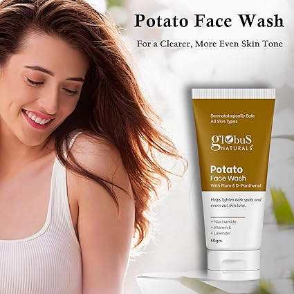 Globus Naturals Potato Face Wash