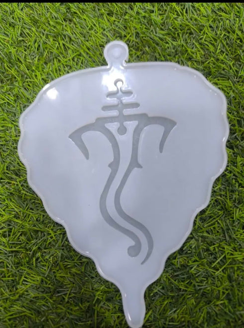 Ganesha Leaf Shape Silicone Mould for Resin Casting