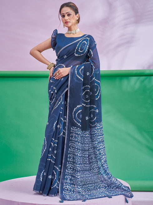 Vasthrlay Abstract Printed Unstitched Hs Ethnic Wear