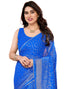 Vasthrlay Georgette Weaving Unstitched Red Saree