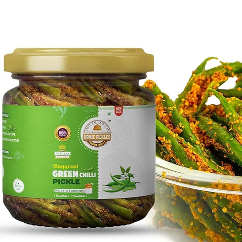 HomiePickles Red And Green Chilli Pickle