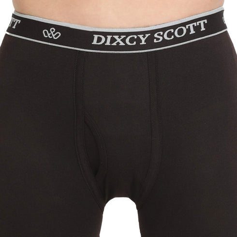 Dixcy Scott Men's Cotton Trunk Slim Solid Trunks (Pack of 3)