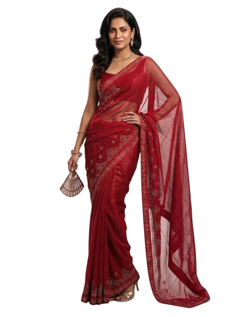Vasthrlay Embroidered Swarovski Ethnic Wear