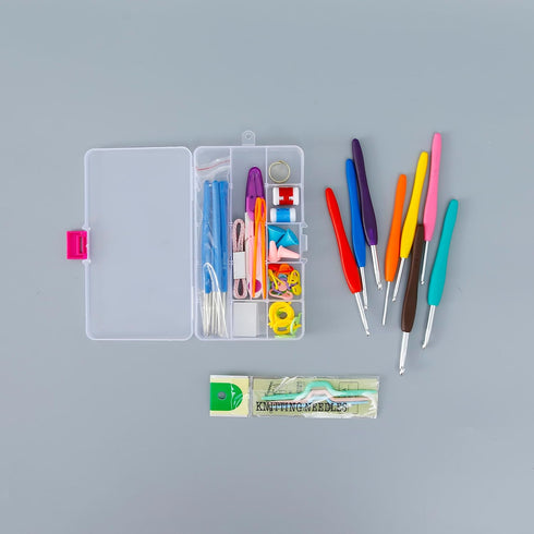 Crochet Hook Needle Set of 53 with Case