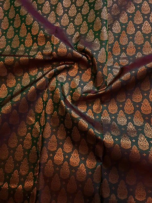 Vasthrlay Banarasi Unstitched Saree