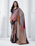 Vasthrlay Abstract Printed Multicolor Saree With Unstitched Blouse Piece