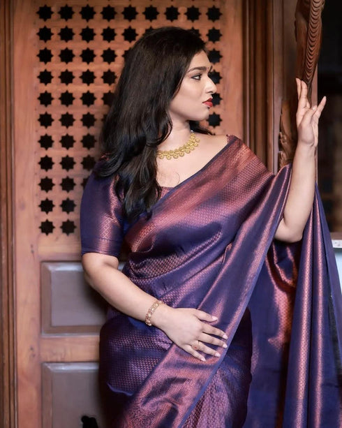 Vasthrlay Banarasi Festive Unstitched Saree
