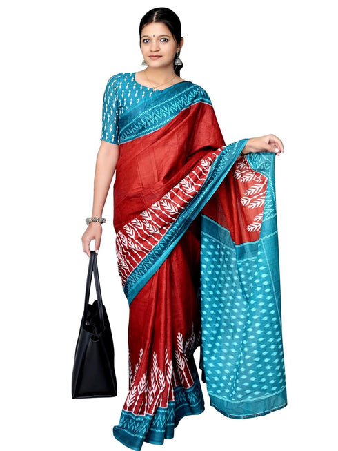Vasthrlay Charcoal Printed Unstitched Smc Ethnic Wear