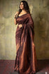 Vasthrlay Kanjivaram Cotton Lavender Ethnic Wear