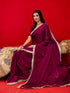 Vasthrlay Blouse Rust Saree