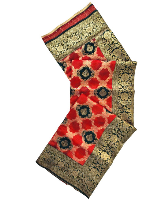 Vasthrlay Banarasi Weaving Contrast