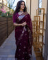Vasthrlay Jacquard Unstitched Saree