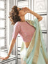 Vasthrlay Unstitched Multicolor Comfortable Friendly Saree